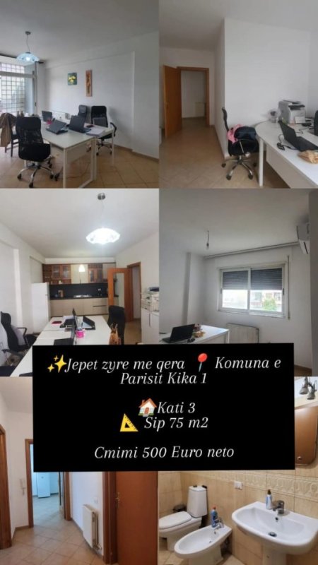 Tirane, jepet me qera apartament 1+1 Kati 3, 75 m² 500 € (komuna e parisit)