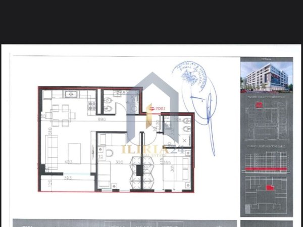 Tirane, shes apartament 2+1+Ballkon Kati 0, 94 m² 84.663 € 