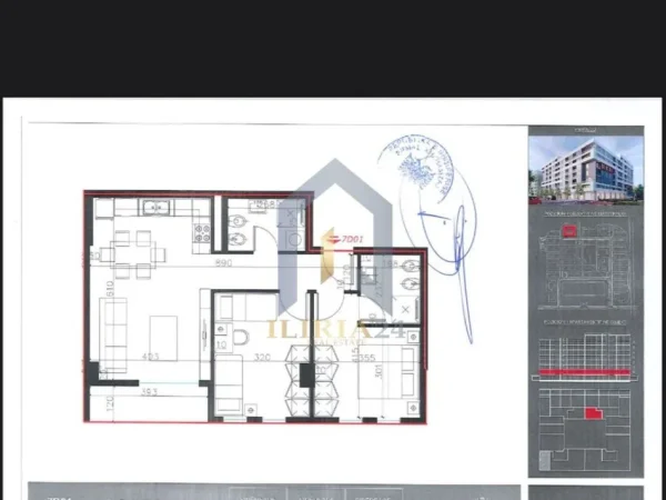 Tirane, shes apartament 2+1+Ballkon Kati 0, 94 m² 84.663 € 