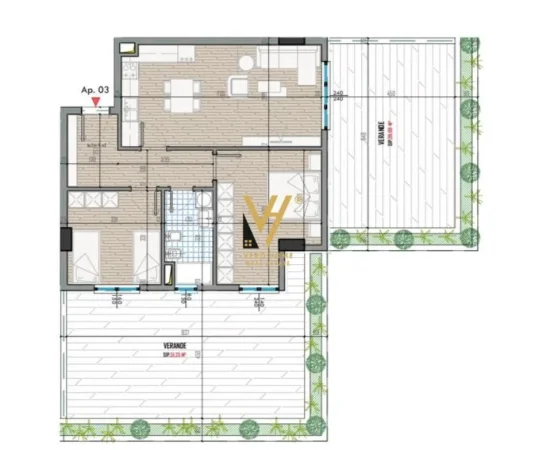 Tirane, shitet apartament 2+1+Ballkon Kati 1, 174 m² 129.000 € (QTU)