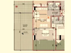 Durres, shes apartament+verande | Penthouse 1+1+Ballkon Kati 5, 116 m² 236.000 € (Porto Lalzi)