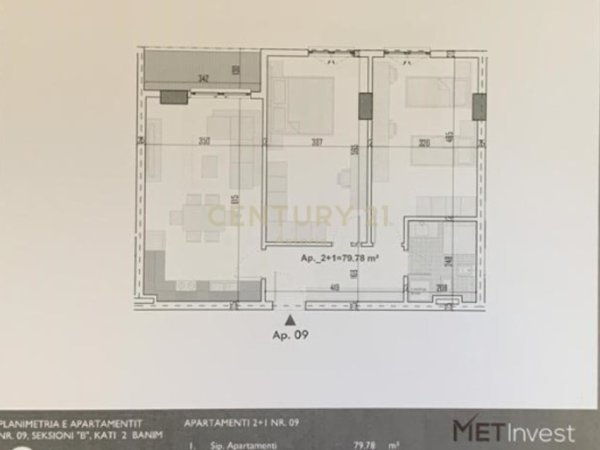 Tirane, shitet apartament 1+1+Ballkon Kati 4, 65 m² 65.000 € 