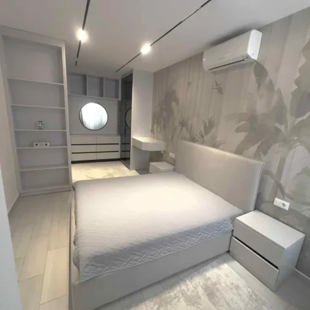 Tirane, jepet me qera apartament 1+1+parkim Kati 9, 68 m² 650 € (RIVER RESIDENCE ASTIR)