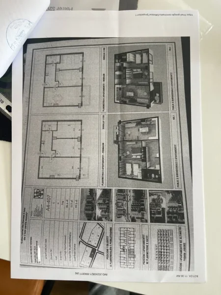 Qerret, shitet apartament 1+1+Ballkon Kati 3, (qerret)