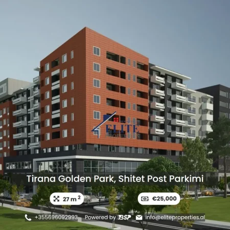 Tirane, shitet garazh | post parkimi Kati -2, 27 m² (Tirana Golden Park)