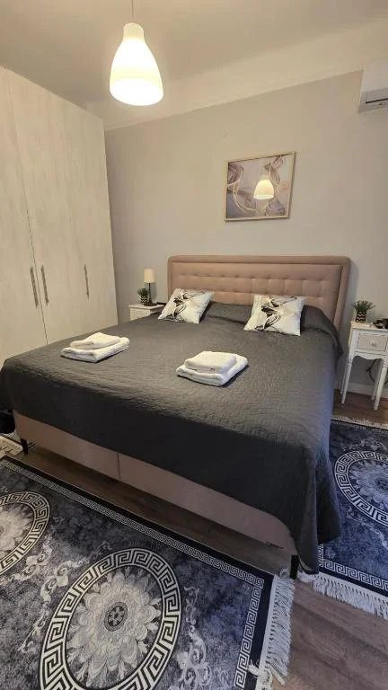 Tirane, jepet me qera apartament 1+1+Ballkon Kati 4, 75 m² 550 € (petro nini luarasi)