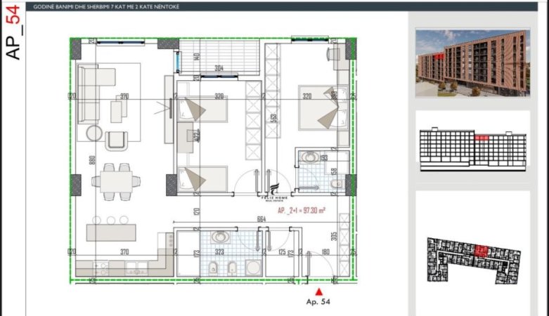 Tirane, shitet apartament 2+1+Ballkon Kati 2, 113 m² 113.000 € (PASKUQAN)