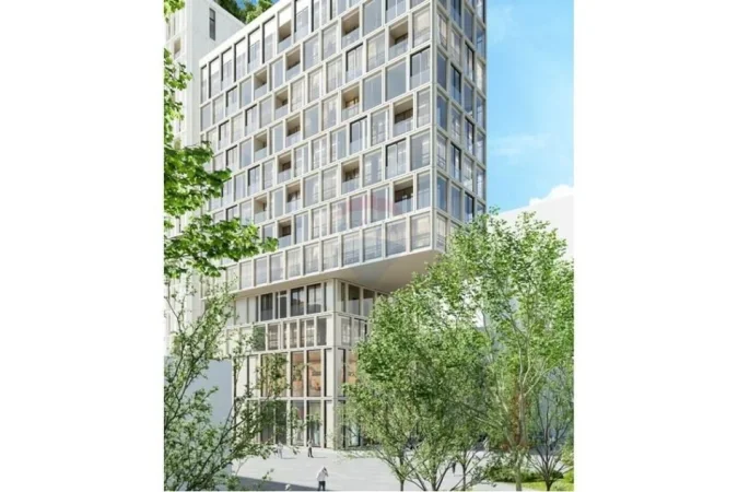 Tirane, shes apartament 1+1+Ballkon Kati 9, 61 m² (Zogu i zi,Pas Ring SOHO TOWERS)