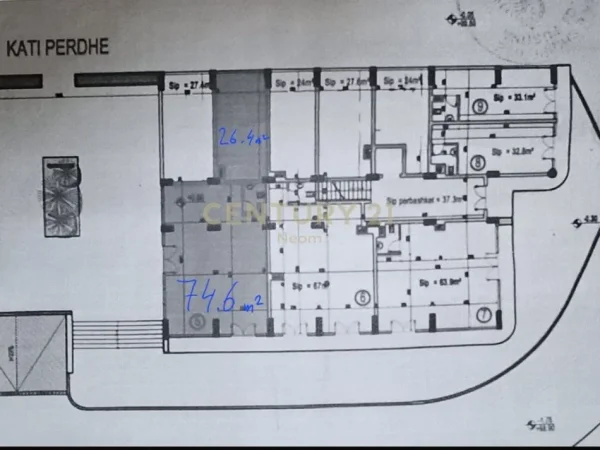 Tirane, jepet me qera ambjent biznesi Kati 0, 100 m² 1.000 € (Neom115998)