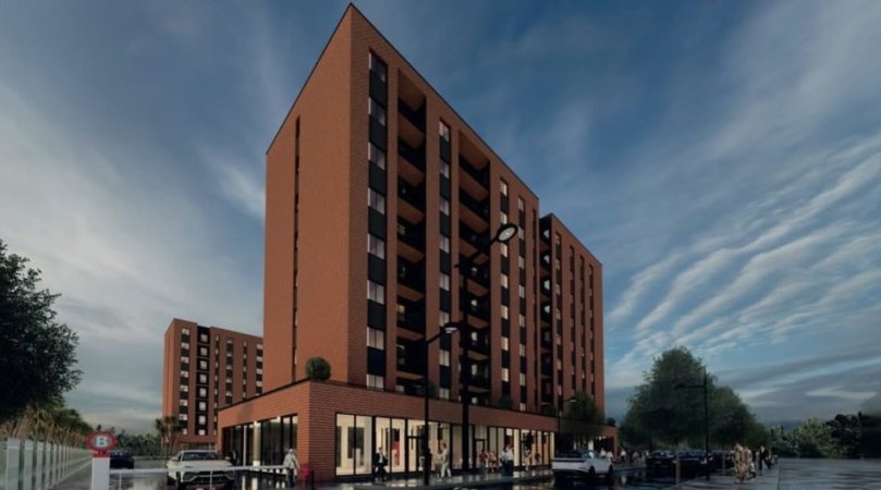 Shitet apartament 1+1 ne Kamez
