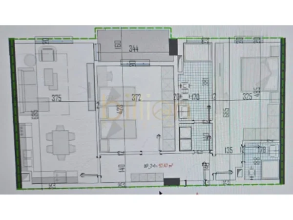 Tirane, shitet 2+1 , 109 m² (PASKUQAN) ID: Billion4247