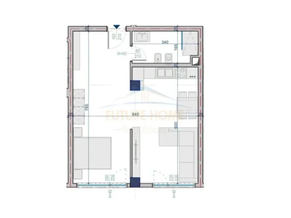 Tirane, shitet garsonier 1+1 , 71.192 € (PASKUQAN)