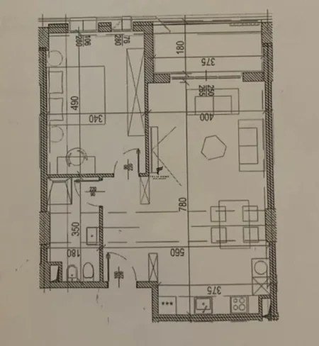 Tirane, shitet apartament 1+1+Ballkon Kati 6, 89 m² 165.000 € (ISH PARKU)
