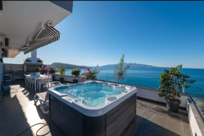 Sarande, shitet apartament+verande | Penthouse 2+1+Aneks+Ballkon , 200 m² 900.000 € (sarande , santa quaranta)