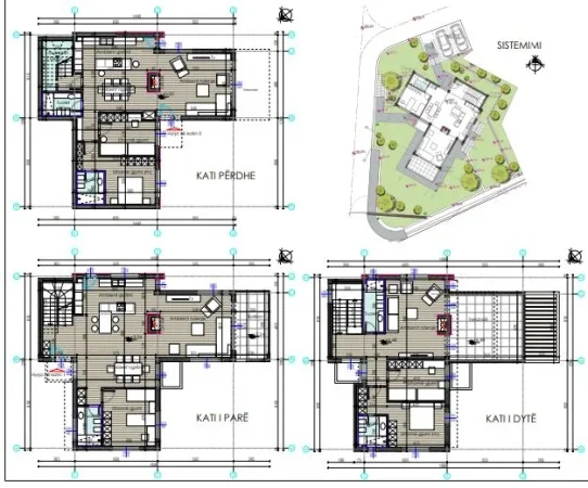 Tirane, shitet Vile 3 Katshe , 550 m² 650.001 € (Farke)