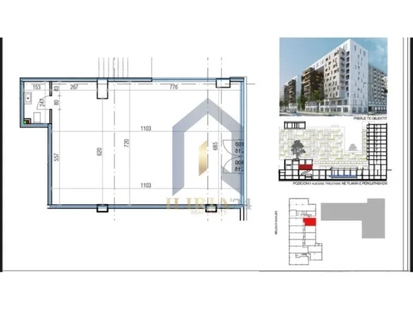 Tirane, shitet dyqan Kati 0, 97 m² 388.960 € 