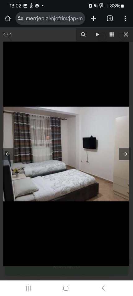 Tirane, jepet me qera Vile 1+1 Kati 2, 60 m² 350 € (Rruga durresit)