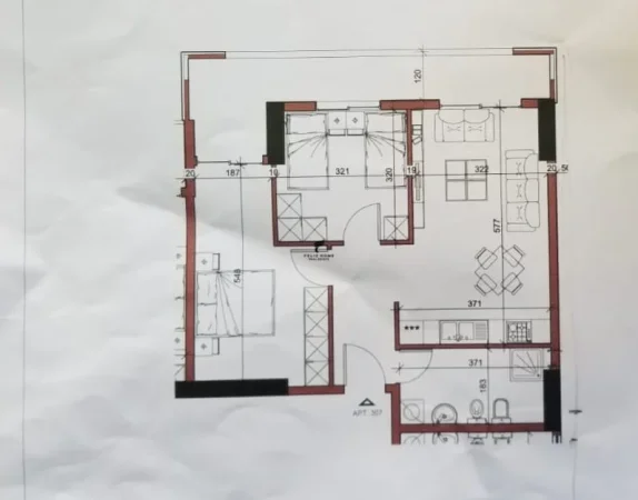 Tirane, shitet apartament 2+1+Ballkon Kati 3, 90 m² 167.500 € (RRUGA E KAVAJES)