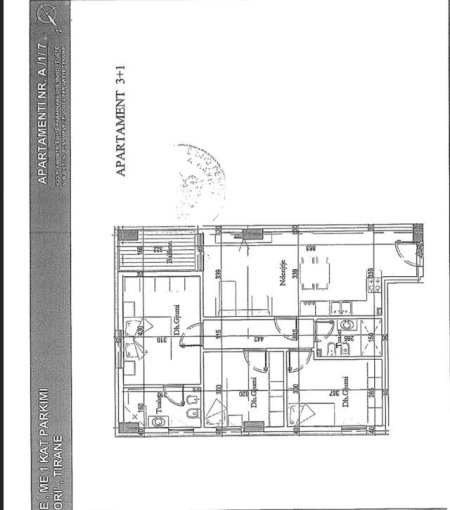 Tirane, shes apartament 3+1 Kati 7, 109 m² 93300 Euro (29 Nentori)