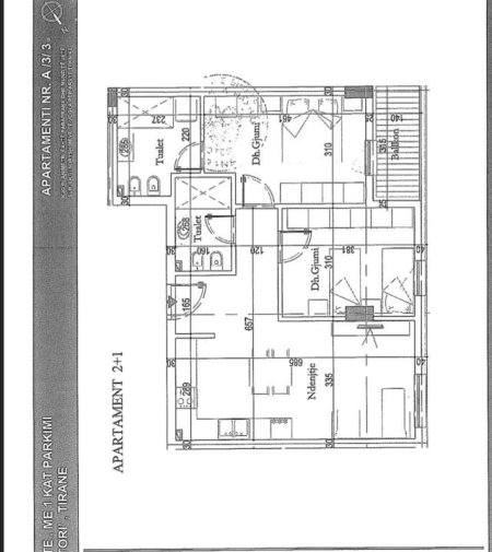 Tirane, shes apartament 2+1 Kati 3, 94 m² 79900 Euro (29Nentori)
