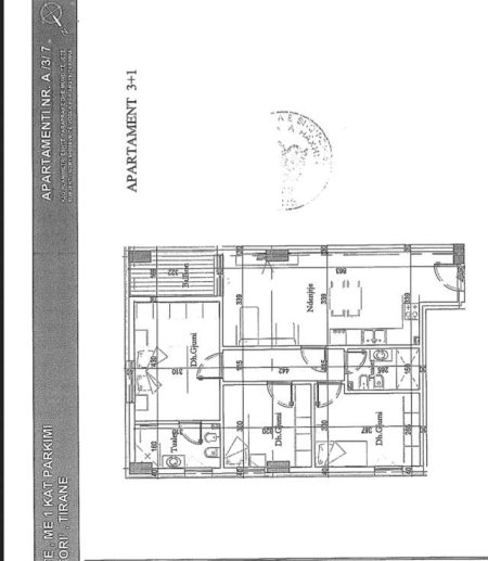 Tirane, shes apartament 3+1 Kati 7, 109 m² 104.300 Euro (29 Nentori)