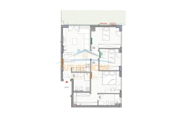 Tirane, shes apartament 3+1+Ballkon Kati 0, 115 m² 370.000 € 