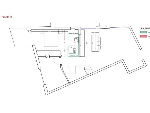 Tirane, shitet apartament 2+1+Ballkon Kati 5, 90 m² 235.000 € (Komuna e Parisit)