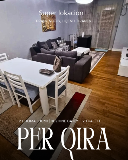 , jepet me qera apartament 2+1+Ballkon tek Nobisi