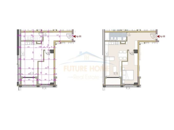 Tirane, shitet apartament 1+1 Kati 6, 82 m² 413.750 € (Blloku)