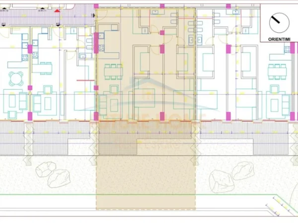 Dhermi - Palase, shitet apartament 2+1+Ballkon Kati 1, 122 m² 696.850 € 
