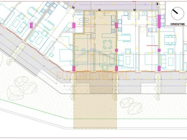 Dhermi - Palase, shitet apartament 1+1+Ballkon Kati 1, 86 m² 384.125 € 