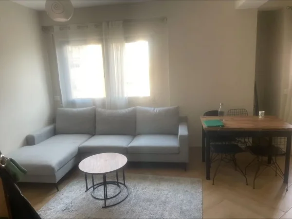 Tirane, jepet me qera apartament 1+1 Kati 5, 75 m² 600 € (Petro Nini Luarasi)