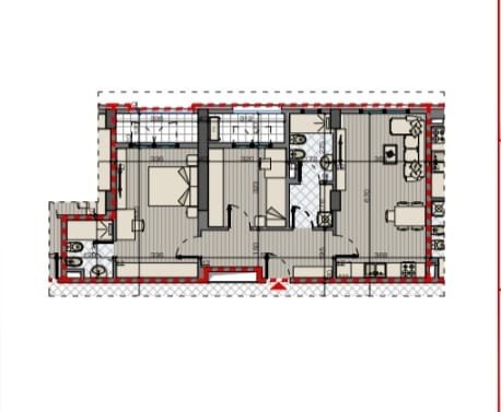 Tirane, jepet me qera apartament 3+1+Ballkon Kati 2, 147 m² 257.500 € (Rruga Filip Jano)