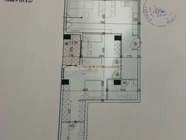 Tirane, shes 2+1 Kati 4, 122 m² 179.820 € (laprake)