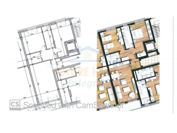 Tirane, shitet apartament 2+1 Kati 4, 111 m² 197.000 € 