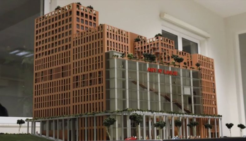 Tirane, shes 2+1+Ballkon Kati 4, 107 m² 161.400 € (Porcelan ART N&#039;LAGJE)