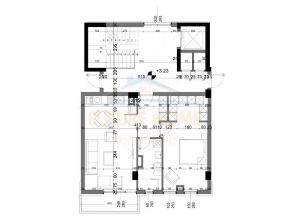 Tirane, shitet apartament 1+1 Kati 1, 81 m² 163.500 € (Tulipan Residence)