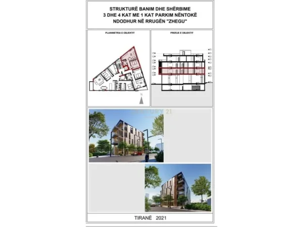 Tirane, shitet apartament 1+1 Kati 1, 65 m² 88.000 € (ALI DEMI)
