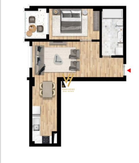 Durres, shitet apartament 1+1+Ballkon Kati 1, 72 m² 81.000 € (GOLEM)