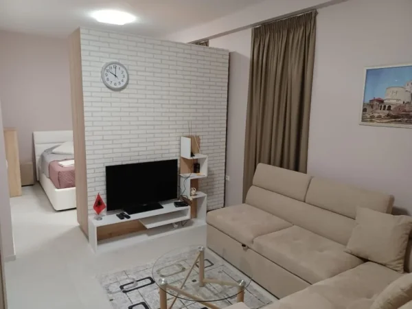 Tirane, jepet me qera garsonier 1+1 Kati 1, 400 € (2-palmat Astir)