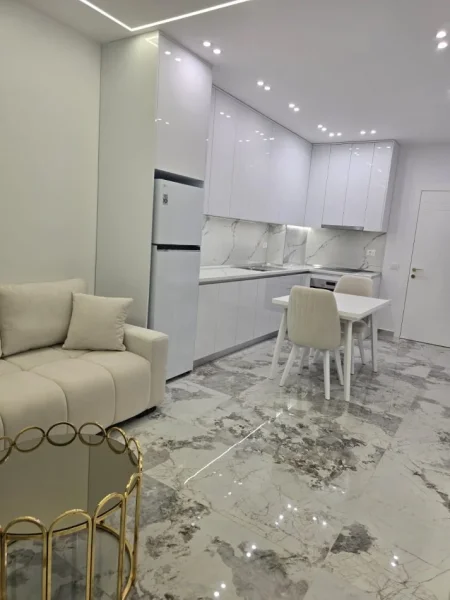 Tirane, jepet me qera apartament 1+1+Ballkon Kati 5, 500 € (Bulevardit të Ri, te Treni)