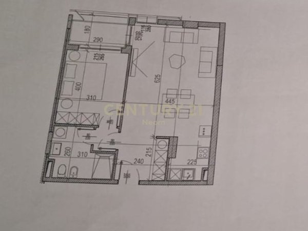 Tirane, shes apartament 1+1 Kati 7, 88 m² 154.000 € (riverside residence)