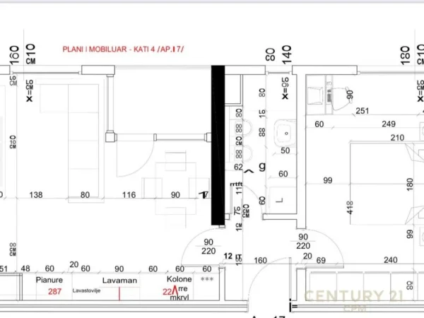 Tirane, jepet me qera zyre Kati 4, 65 m² 650 € (Shkolla e Kuqe)
