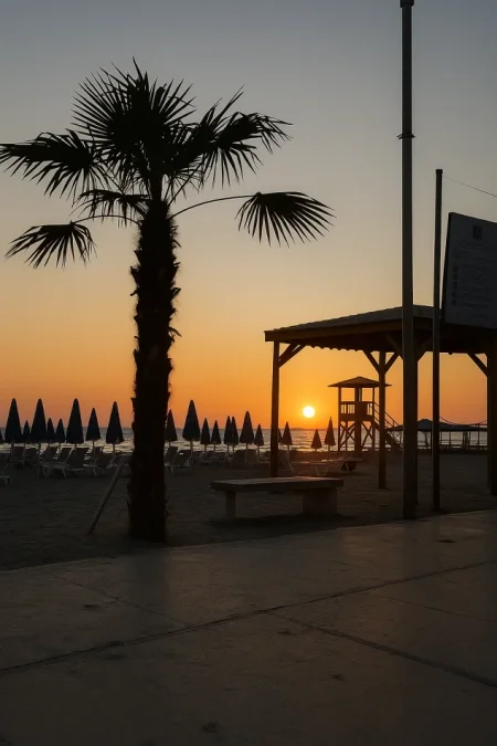 Durres, jepet me qera apartament 1+1 Kati 4, 40 m² 50 € (70 m nga deti, Plepa)