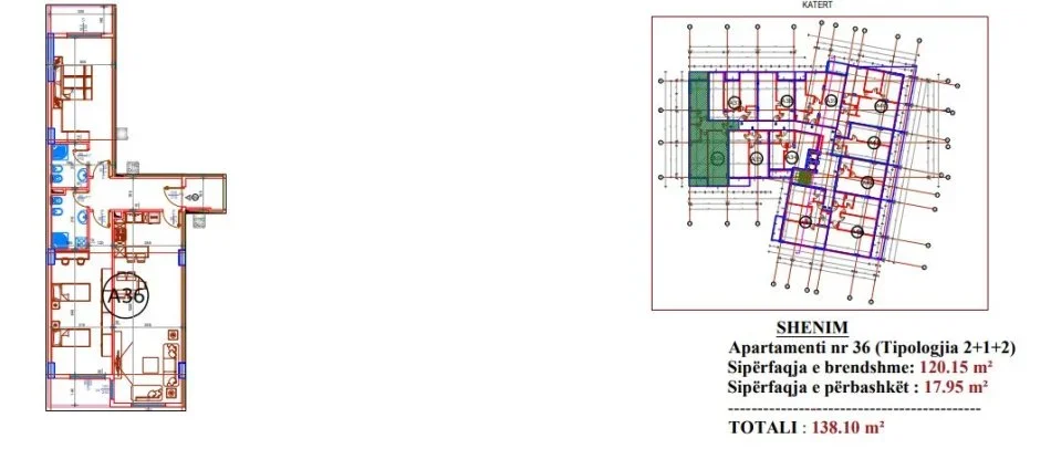 Tirane, shitet apartament 2+1 Kati 4, 138 m² 151.910 € (SHITET SUPER APARTAMENT 2+1 NË PASKUQAN ME SUPER ÇMIM)