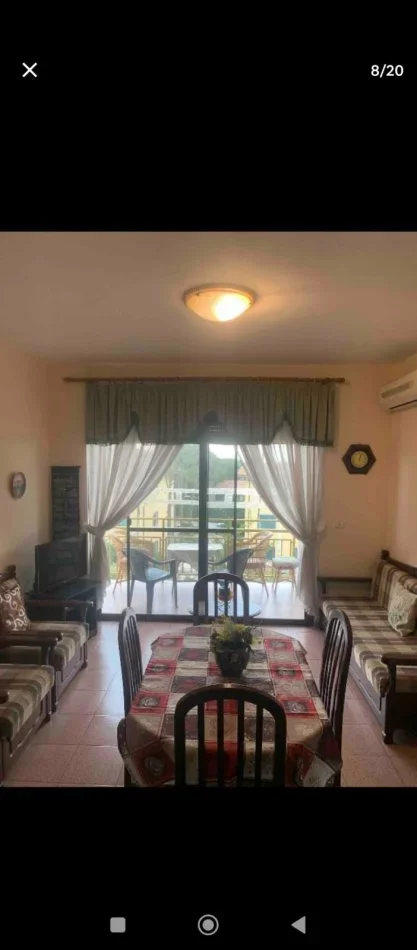 Durres, jepet me qera 1+1+Ballkon Kati 3, 60 m² 50 €/nata (Rruga Kristal, Golem)