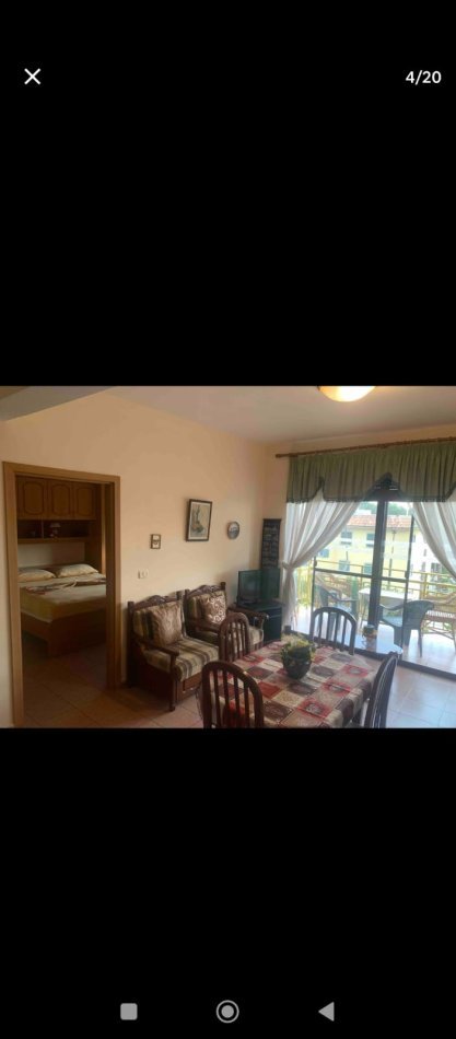 Durres, jepet me qera 1+1+Ballkon Kati 3, 60 m² 50 €/nata (Rruga Kristal, Golem)