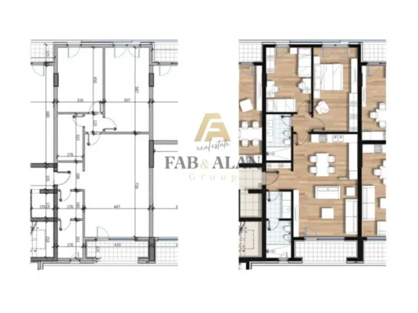 Tirane, shitet apartament 2+1 Kati 5, 114 m² 195.000 € (PARALLEL LIVING, DON BOSKO)