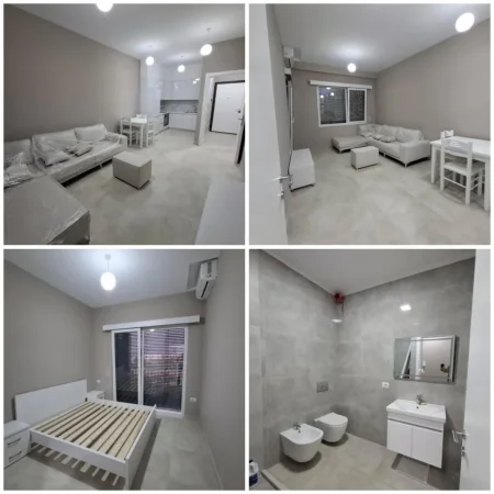 Tirane, jepet me qera apartament 1+1+Ballkon Kati 8, 60 m² 600 € (AMERIKAN 3)