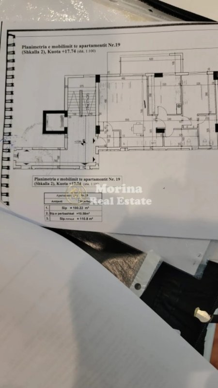 Tirane, shes apartament 2+1 Kati 5, 110 m² 110.000 € (Kamez)